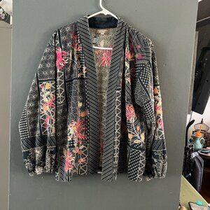 Johnny was embroidered cardigan jacket